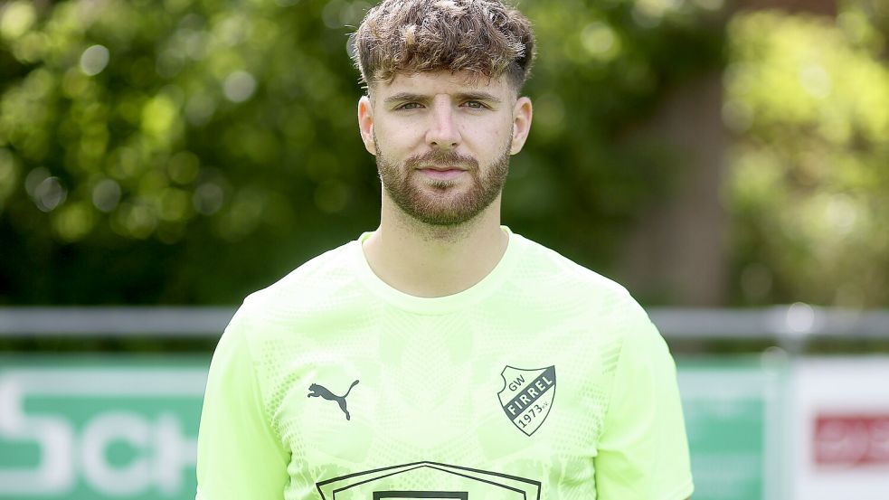 Angreifer Felix Karius sorgte mit seinem Tor in der elften Minute für einen guten Start für Firrel in die Partie. Doch es blieb der einzige GW-Treffer. Foto: Jens Doden, Emden