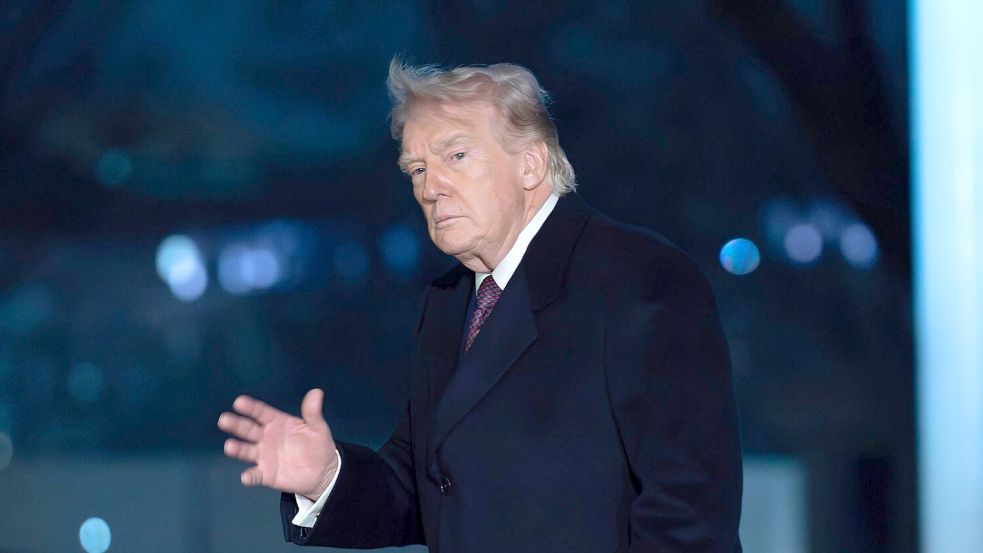 US-Präsident Trump droht den Nato-Verbündeten. Foto: Jose Luis Magana/AP/dpa