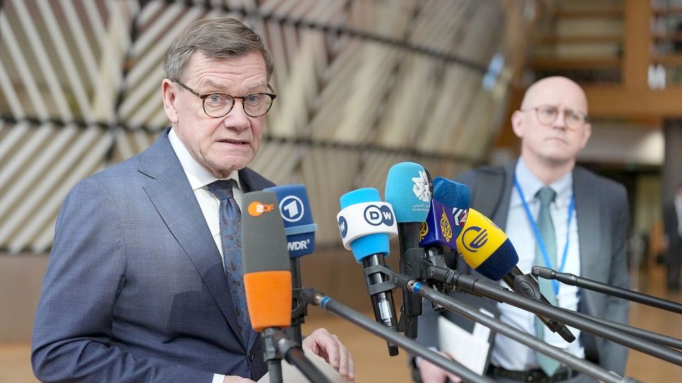 Erwartet Gespräche in der EVP: Außenminister Johann Wadephul. Foto: Virginia Mayo/AP/dpa