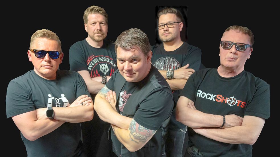 Live-Musik in Rhaudermoor: Rock Shots spielen am 28. März bei Plümer Foto: Rock Shots