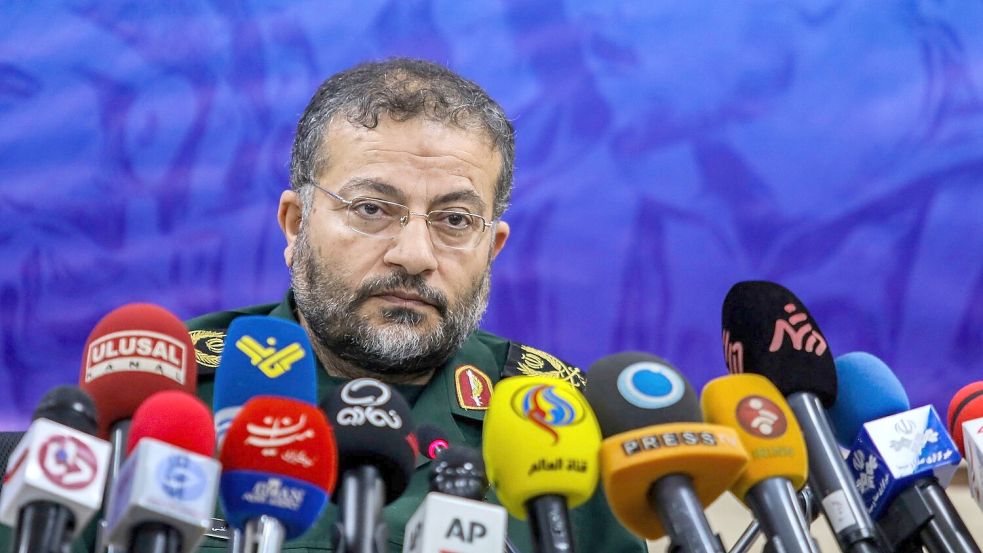Die iranischen Basidsch-Kräfte unter der Führung von Gholamresa Soleimani spielen eine zentrale Rolle bei der Unterdrückung von Protesten im Land. (Archivbild) Foto: Ebrahim Noroozi/AP/dpa