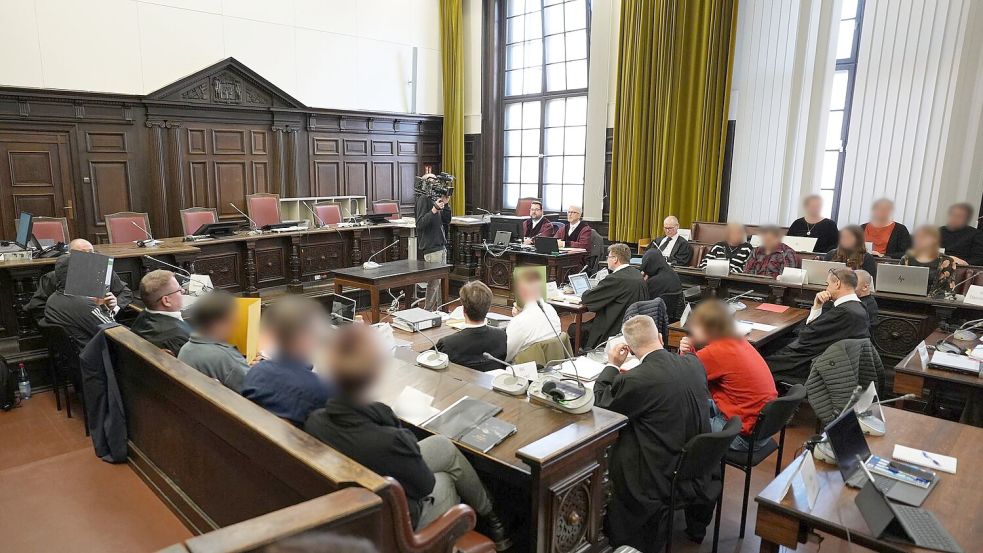 In Hamburg läuft seit März ein Prozess gegen die Gruppe. (Archivbild) Foto: Marcus Brandt/Pool dpa/dpa