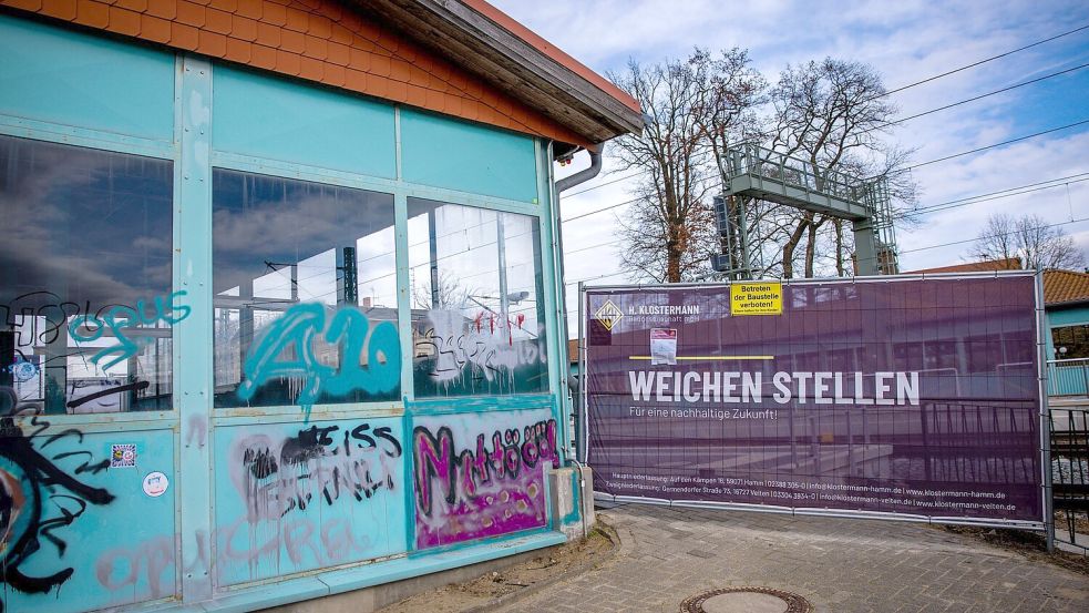 Eine Bahnbaustelle in Karstädt in Brandenburg. (Archivbild) Foto: Jens Büttner