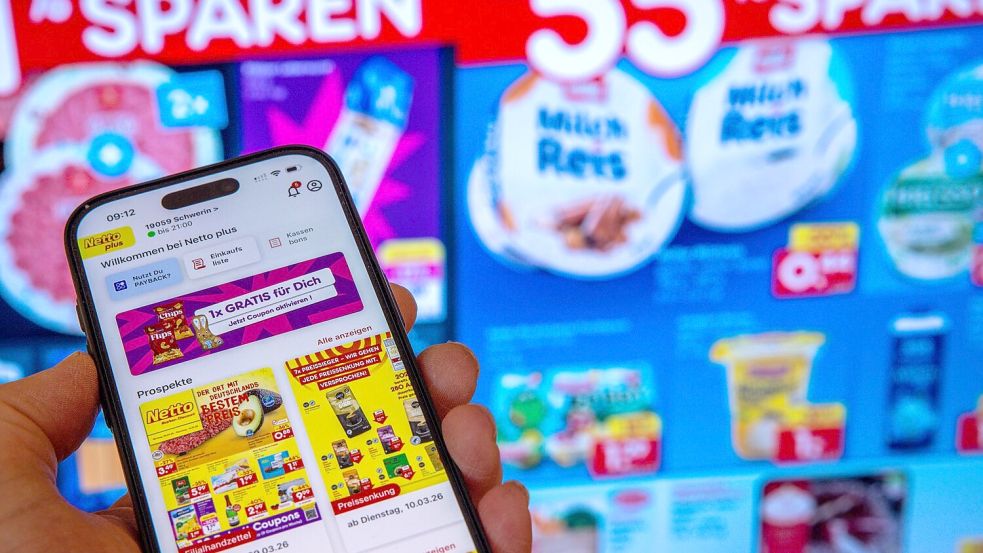Discounter Netto bietet Kunden in seiner App zusätzliche Rabatte an. Foto: Jens Büttner