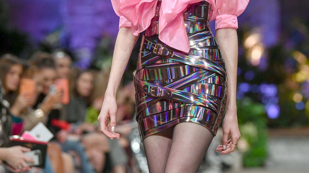 Im Jahr 2020 auf dem Laufsteg der Berliner Fashion Week. Foto: Jens Kalaene