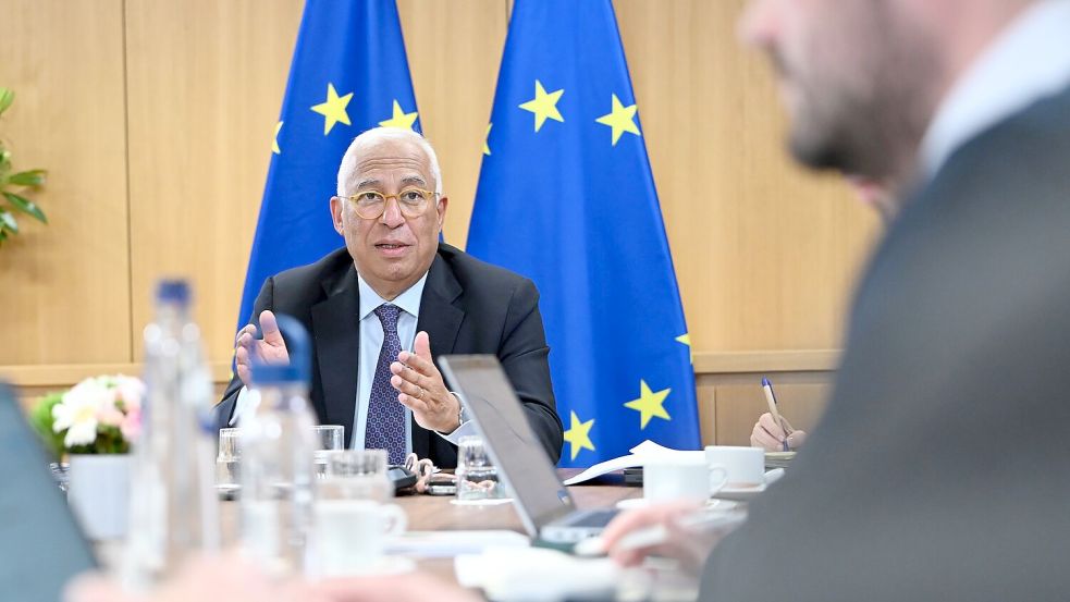 „Vollkommen inakzeptabel“ nannte EU-Ratspräsident António Costa jüngst das Vorgehens Orbans. (Archivbild) Foto: Markus Lenhardt