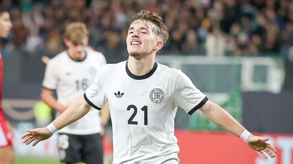 Beförderung von der U21-Auswahl in die A-Nationalmannschaft: Lennart Karl. (Archivbild) Foto: Daniel Karmann