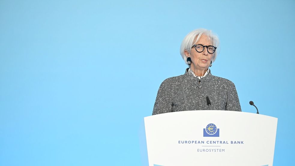 Oberstes Ziel der Währungshüter um EZB-Präsidentin Christine Lagarde sind stabile Preise im Euroraum. Foto: Michael Brandt