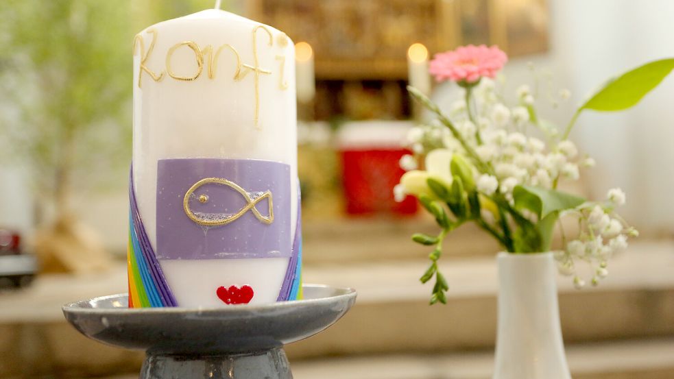 In vielen Kirchengemeinden wird ab dem kommenden Sonntag das Fest der Konfirmation gefeiert. Symbolfoto: DPA