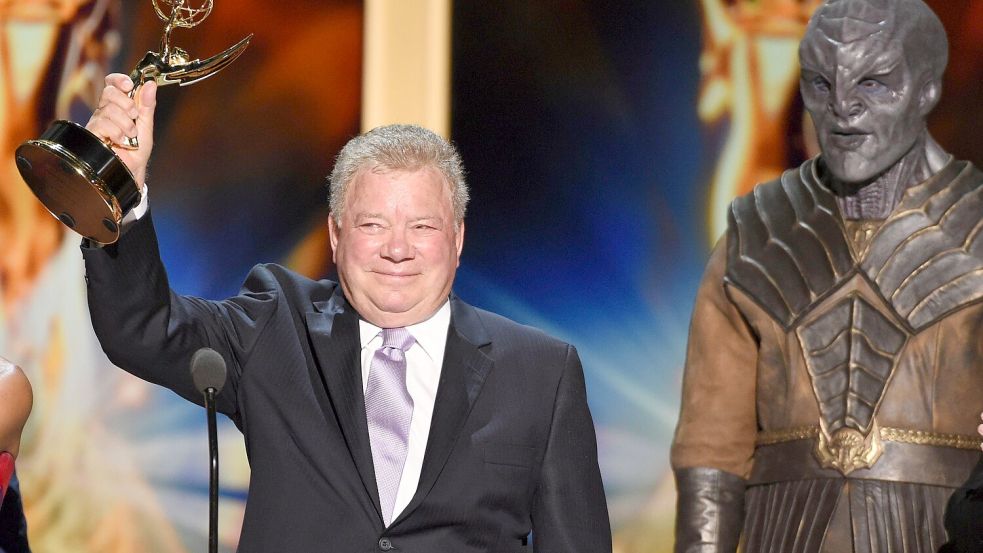 Am bekanntesten ist William Shatner für seien Rolle des Captain Kirk in Star-Trek (1966-1969). Am 22. März wird er 95 Jahre alt. Foto: Phil Mccarten