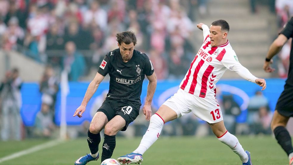 Köln und Mönchengladbach lieferten sich packende Duelle. Foto: Marius Becker