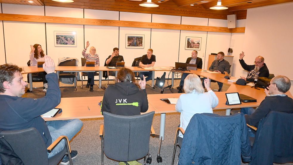 Einstimmig votierten die Mitglieder des Ausschusses für Umwelt, Nachhaltigkeit und Klima für den Antrag der Gruppe Ampel+, die eine Unterstützung des Stromspar-Checkprojektes in Höhe von zehn Cent pro Einwohner der Gemeinde Rhauderfehn vorsieht. Foto: Holger Weers