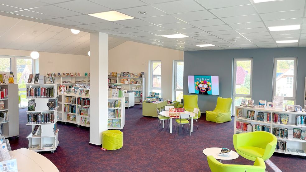Die Bücherei Ihrhove ist Teil des „Kleinen Campus“ in Westoverledingen. Foto: Gemeinde Westoverledingen