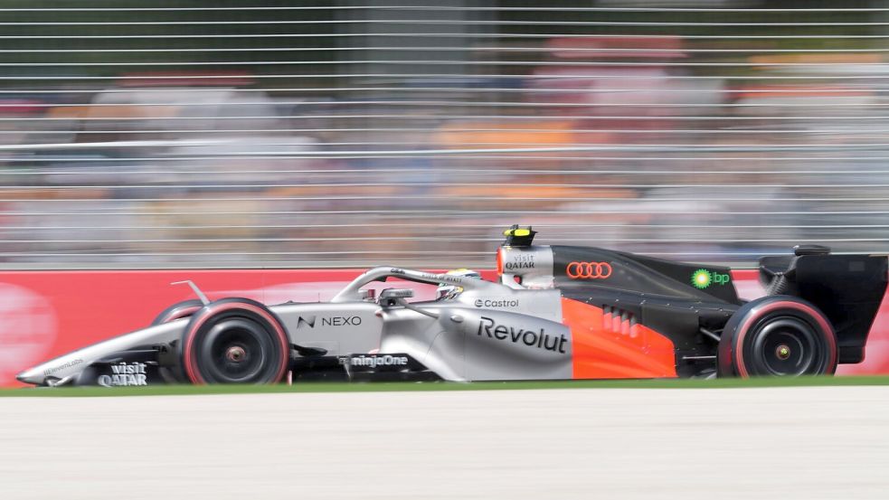 Der neue Formel-1-Audi kämpft noch mit technischen Problemen. (Archivbild) Foto: Heath McKinley/AP/dpa