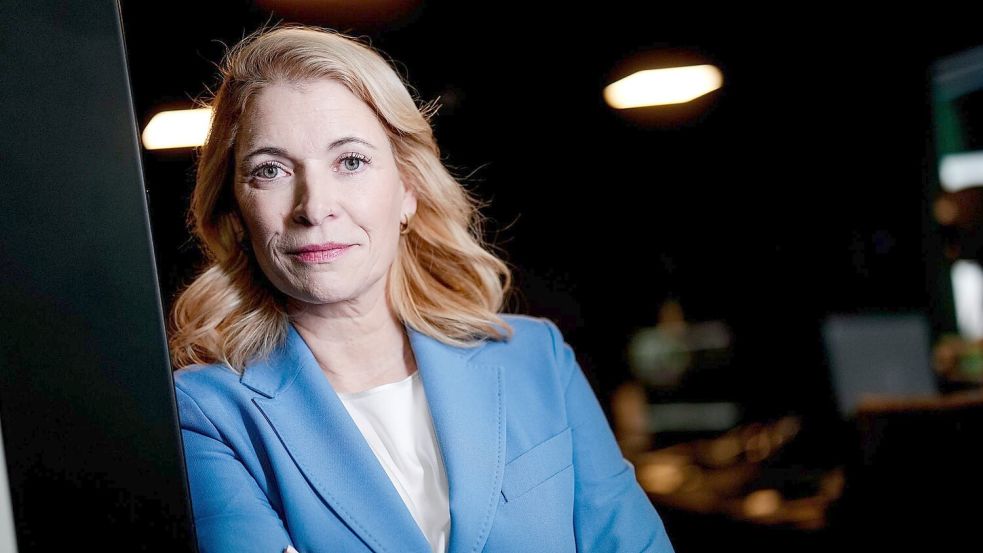 Bahnchefin Evelyn Palla treibt den Umbau des Konzerns voran. (Archivbild) Foto: Kay Nietfeld/dpa