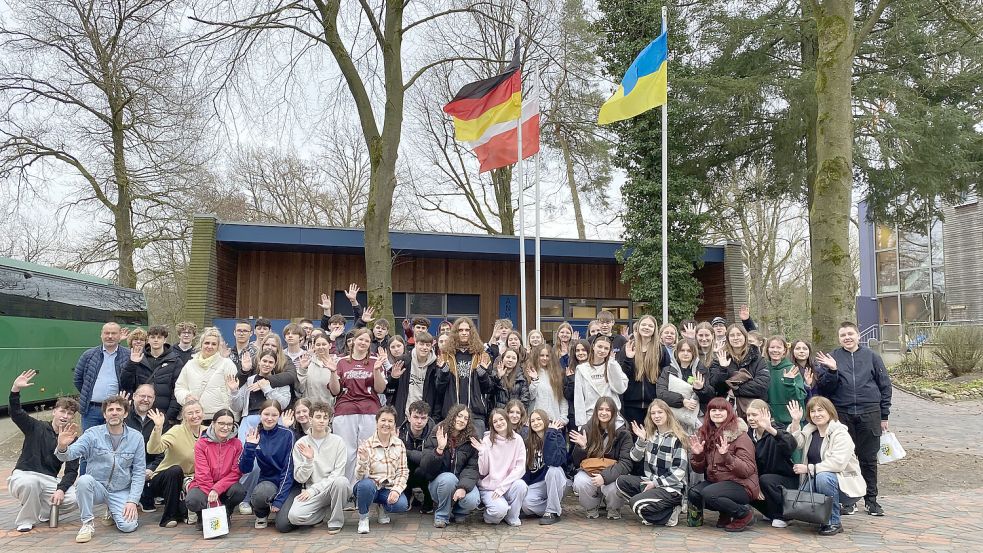 60 Jugendliche aus Polen, der Ukraine und dem Saterland lernten sich besser kennen und schlossen Freundschaften. Foto: HRS Saterland