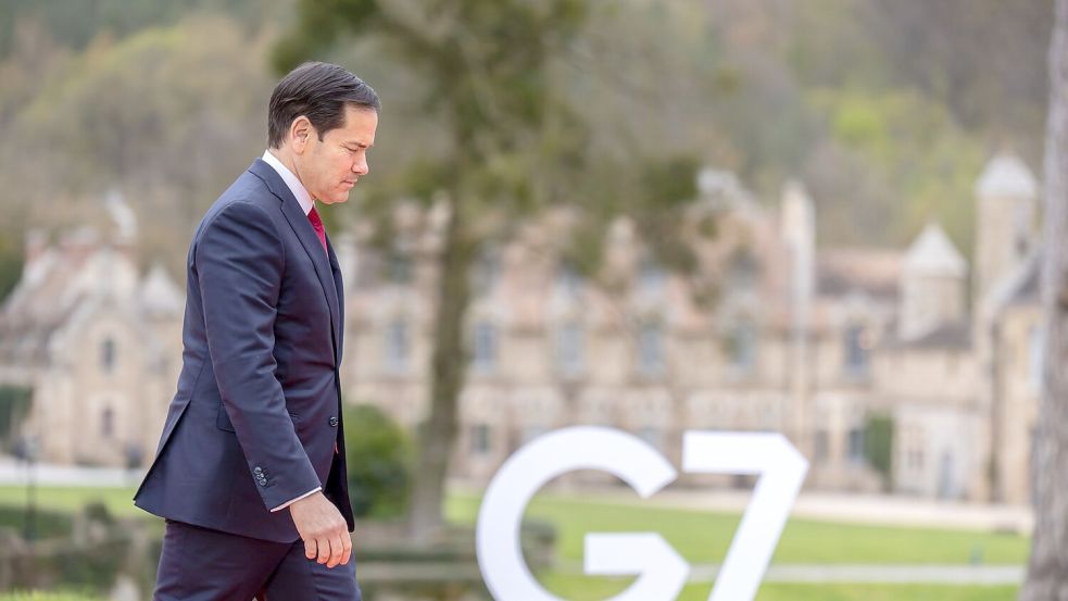 Rubio traf im Gegensatz zu allen anderen erst zum zweiten Tag ein. Foto: Michael Kappeler/dpa