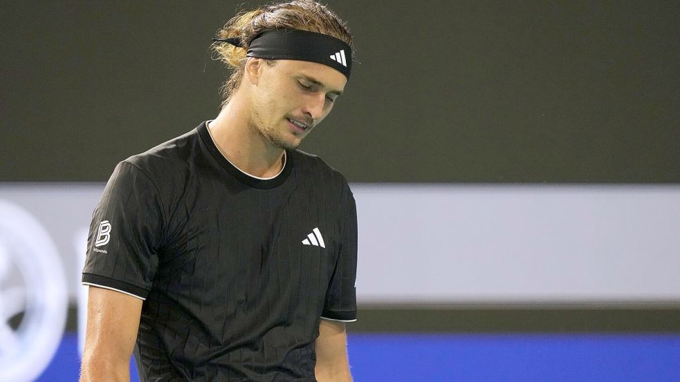 Scheiterte in Miami erneut an Jannik Sinner: Alexander Zverev hat die letzten sieben Duelle mit dem Italiener verloren. Foto: Marta Lavandier