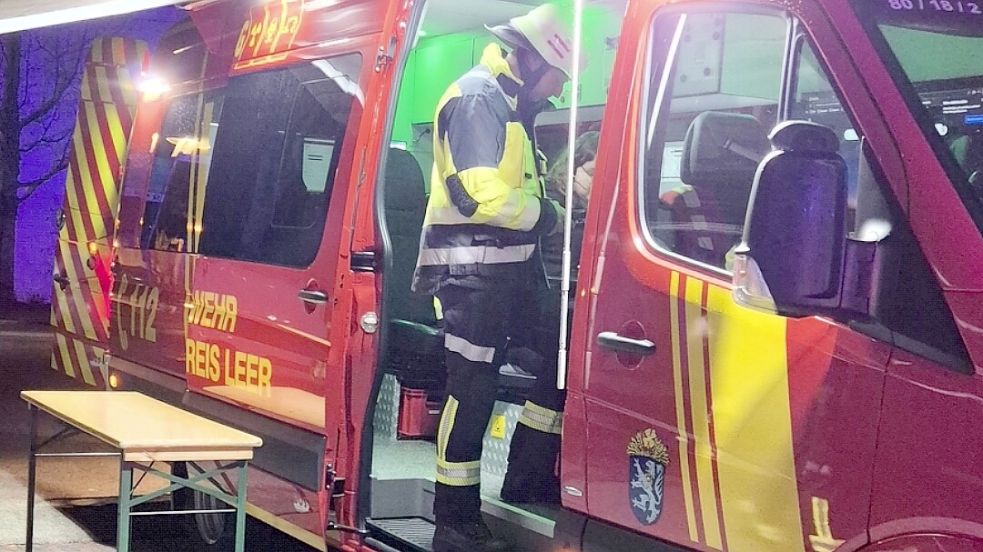 Auch der der Gefahrgutzug der Kreisfeuerwehr Leer war im Einsatz. Foto: R. Iwanoff/Feuerwehr