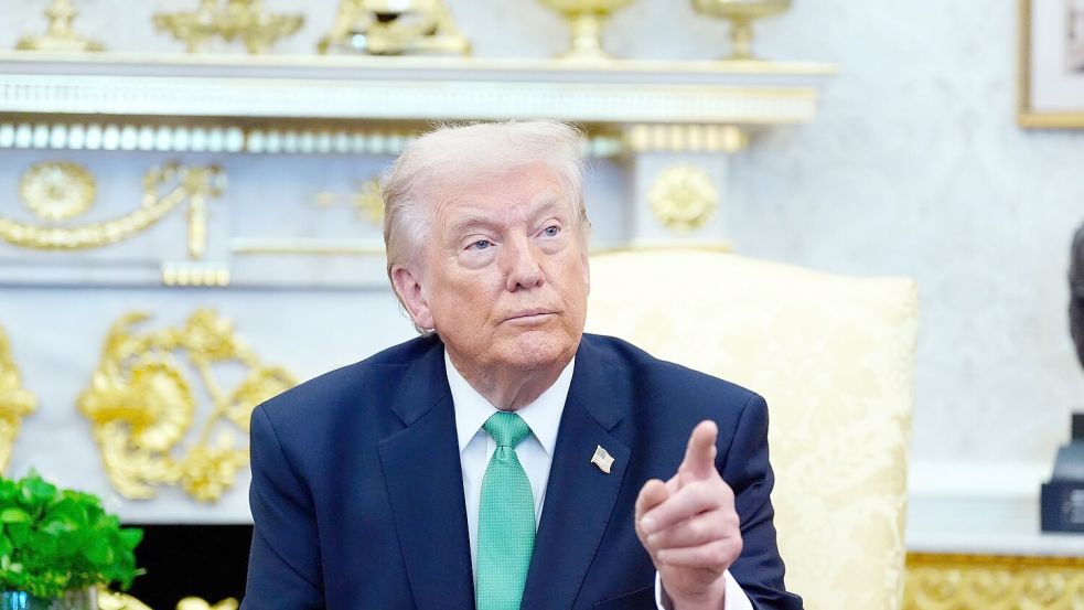 Trump hat Irans Öl im Blick. Foto: Alex Brandon/AP/dpa