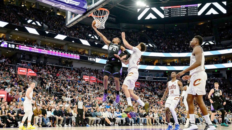 Die Cavaliers holten sich den Sieg in Salt Lake City. Foto: Tyler Tate