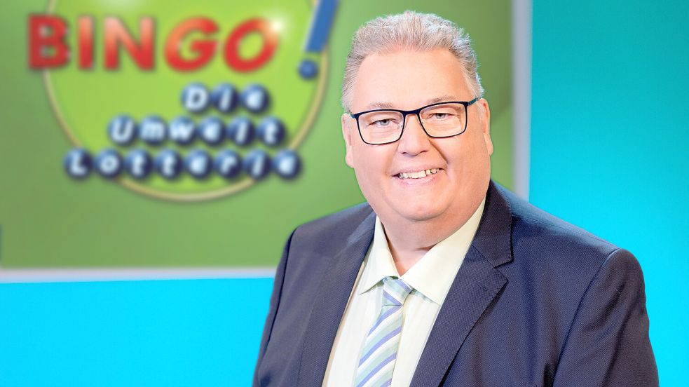 „Bingo-Bär“ Michael Thürnau moderiert die TV-Show seit der allerersten Stunde. Foto: TV Plus GmbH