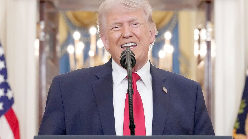 Trump kündigt neue Zölle an (Archivbild). Foto: Alex Brandon