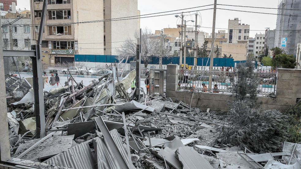 Man werde den Iran zurück in die Steinzeit versetzen, sagte Trump in einer Rede an die Nation. Foto: Stringer