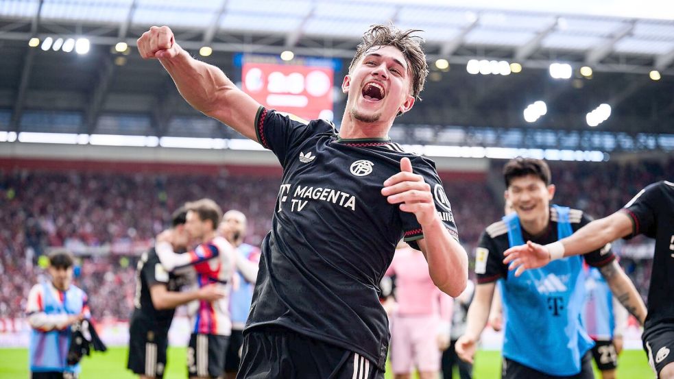 Doppeltorschütze in Freiburg: Bayerns Tom Bischof. Foto: Tom Weller