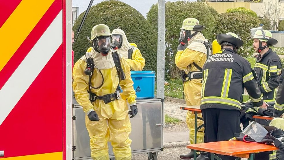 Zwei Männer hatten in dem Garten am Ortsrand Ostereier gesucht, als sie das weiße Kunststofffläschchen mit rotem Deckel fanden. Foto: Karsten Schmalz