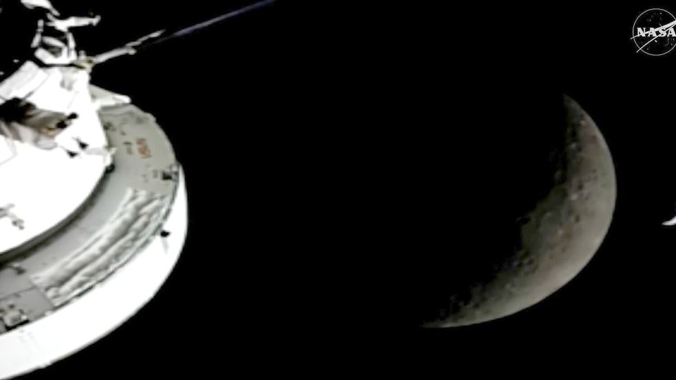 Die Astronauten sind dem Mond nahe gekommen. Foto: Uncredited/NASA/dpa