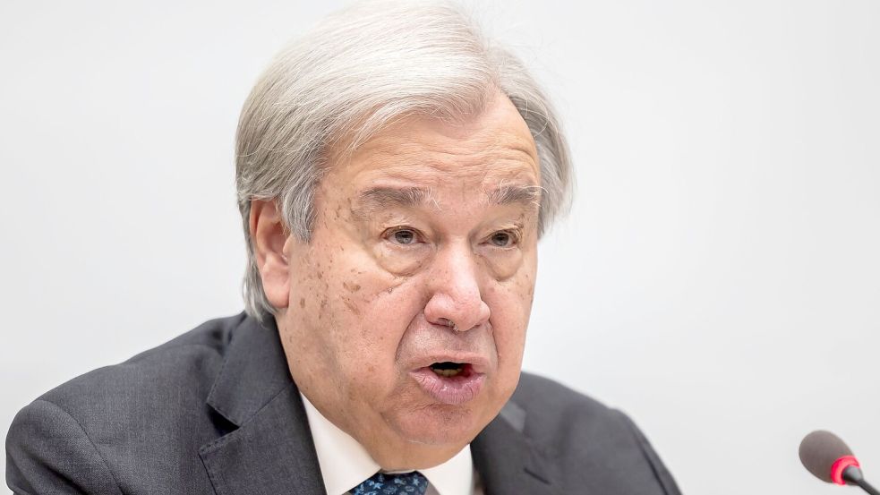 UN-Chef ruft zur Beendigung des Konflikts auf. (Archivbild) Foto: Salvatore Di Nolfi/Keystone/dpa