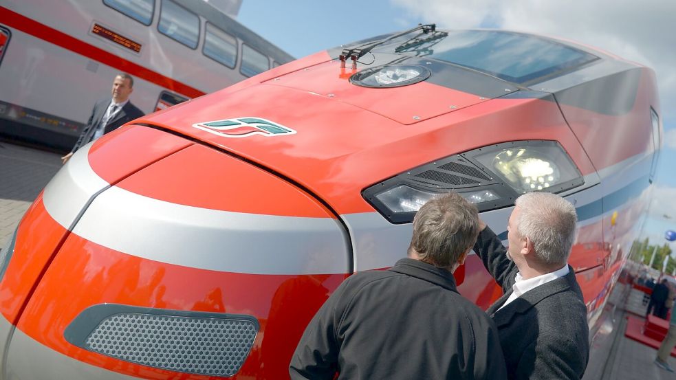 2014 war ein Frecciarossa 1000 in Berlin zu Gast - für eine Messe. (Archivbild) Foto: Rainer Jensen