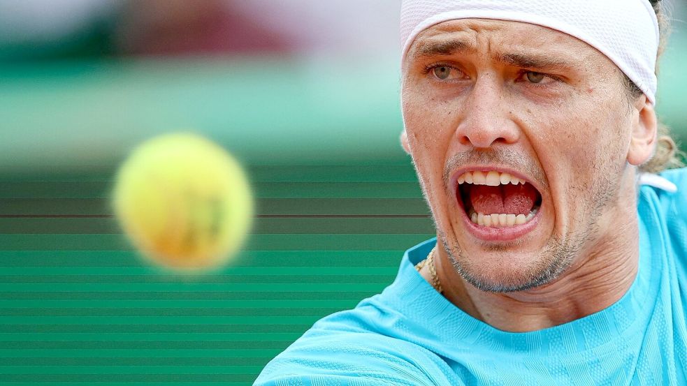 Alexander Zverev zeigte in Monte-Carlo Comeback-Qualitäten. Foto: Valery Hache/AFP/dpa