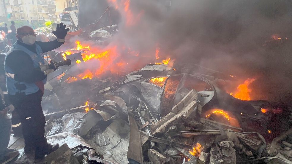 Israels Angriffe im Libanon stellen die Waffenruhe im Iran-Krieg auf die Probe. Foto: Hussein Malla