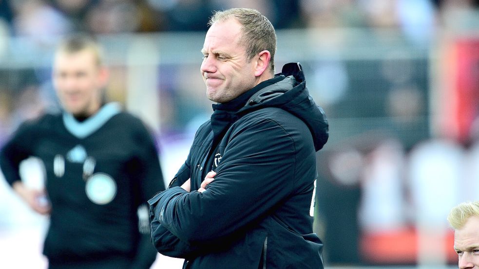 Der ostfriesische Trainer Frank Löning wurde beim SV Wilhelmshaven nun entlassen. Foto: Imago