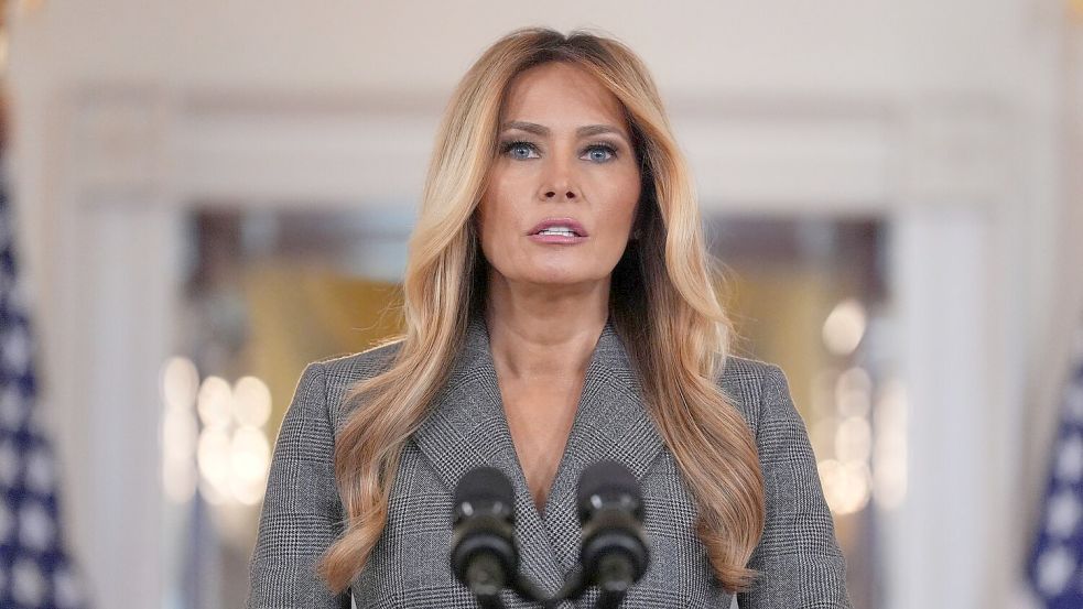 Melania Trump: „Ich war nie mit Epstein befreundet.“ Foto: Jacquelyn Martin