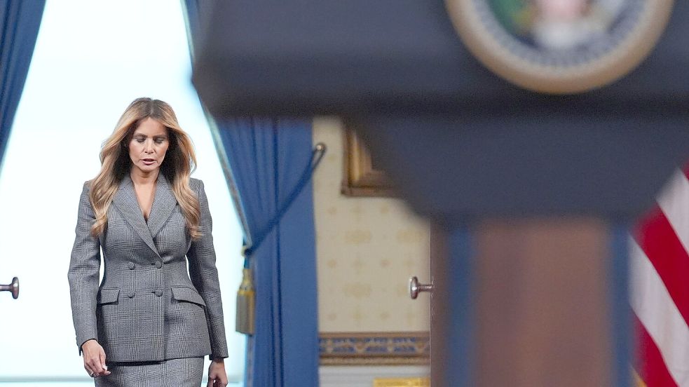 Die First Lady gibt äußerst selten Statements ab. Foto: Jacquelyn Martin