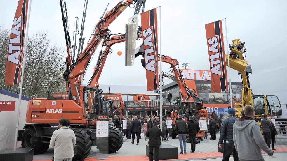 Baumschinenhersteller Atlas aus Ganderkesee meldete im Frühjahr Insolvenz an. Foto: Imago/Manfred Segerer