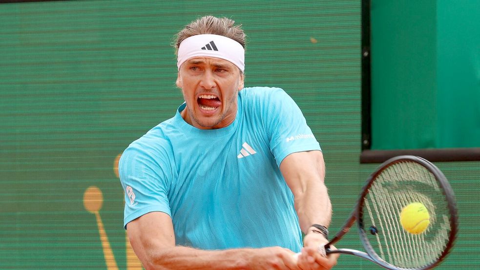 Alexander Zverev steht in Monte-Carlo im Halbfinale. Foto: Felice Calabro