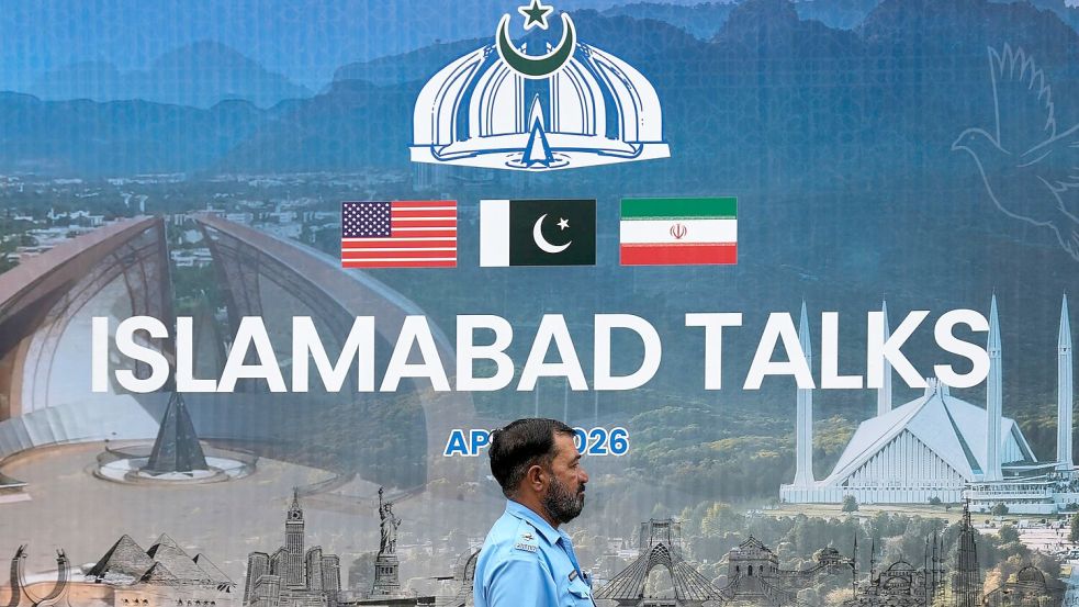 Am Nachmittag sollen die Gespräche zwischen den USA und dem Iran beginnen - unter pakistanischer Vermittlung. Foto: Anjum Naveed