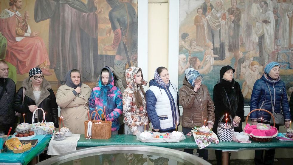 Orthodoxe Christen in Russland und in der Ukraine sollen dank einer Waffenruhe bis Sonntag Ostern feiern können. Foto: Pavel Bednyakov