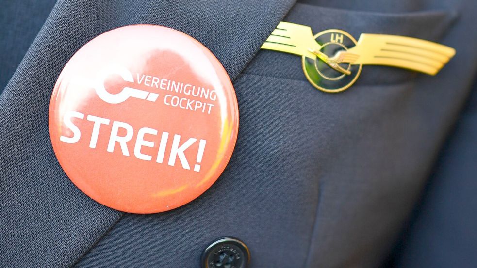 Die Pilotinnen und Piloten der deutschen Lufthansa-Gruppe sind zu umfassenden Arbeitskampfmaßnahmen aufgerufen. (Archivbild) Foto: Uwe Anspach