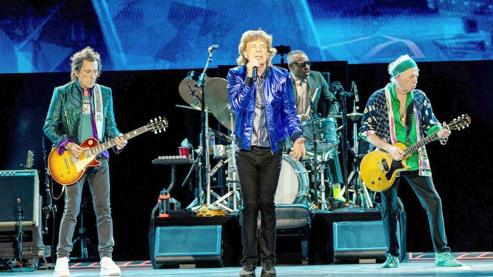 Die Rolling Stones veröffentlichen im Juli ein neues Album. Offen ist, ob es auch Konzerte geben wird. (Archivbild) Foto: Amy Harris/Invision/AP/dpa