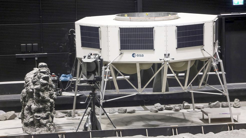 Ein Modell der Mondlandefähre „Argonaut“. (Archivbild) Foto: Oliver Berg