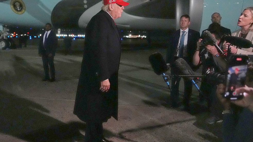 Trump ist es „egal“, ob der Iran an den Verhandlungstisch zurückkehrt. Foto: Julia Demaree Nikhinson