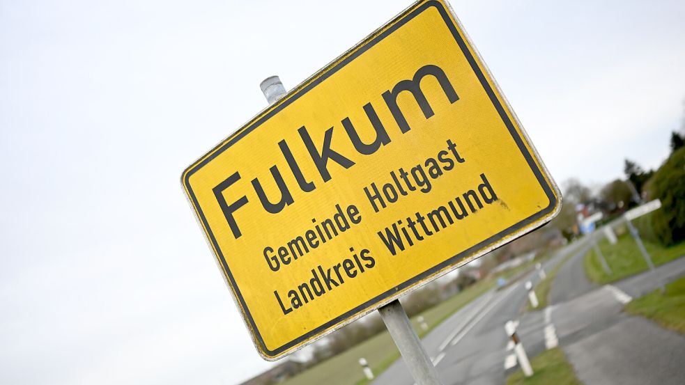 Im Ort Fulkum in der Gemeinde Holtgast wurde kurz vor Ostern 2026 der Leichnam eines seit 2024 vermissten Mannes gefunden. Foto: Lars Penning/Archiv