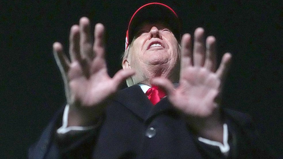 US-Präsident Trump droht der iranischen Revolutionsgarde mit dem Abschuss ihrer Boote. Foto: Julia Demaree Nikhinson