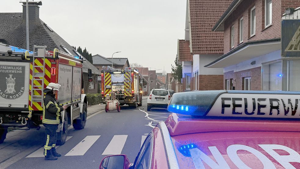 Ein größerer Brand in der Wohnung konnte verhindert werden. Foto: Feuerwehr Norden/Thomas Weege