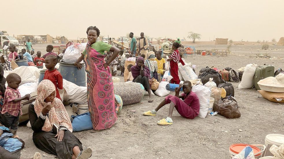 In den Nachbarländern des Sudan haben 4,5 Millionen Menschen Zuflucht gesucht. (Archivbild) Foto: Eva-Maria Krafczyk/dpa